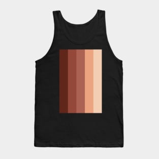 5 Colors gradient. Chocolate. Tank Top